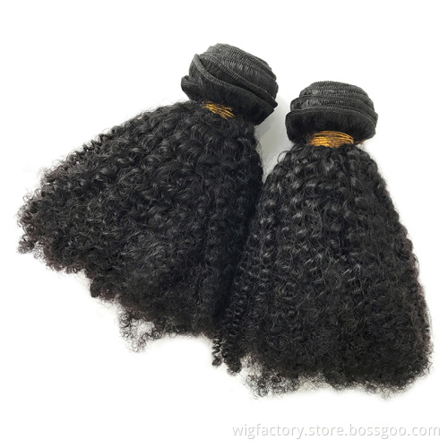 Cheap cuticle aligned hair,afro curl unprocessed human hair bundles  raw indian hair,wholesale hair vendors